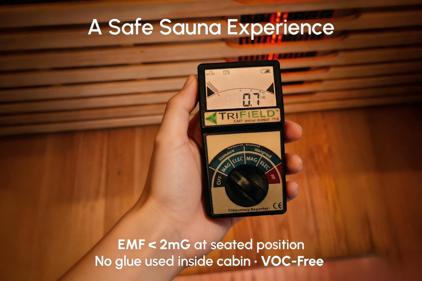 Valencia Aura™ 1-Person Full Spectrum Infrared Sauna | Low-EMF Hemlock