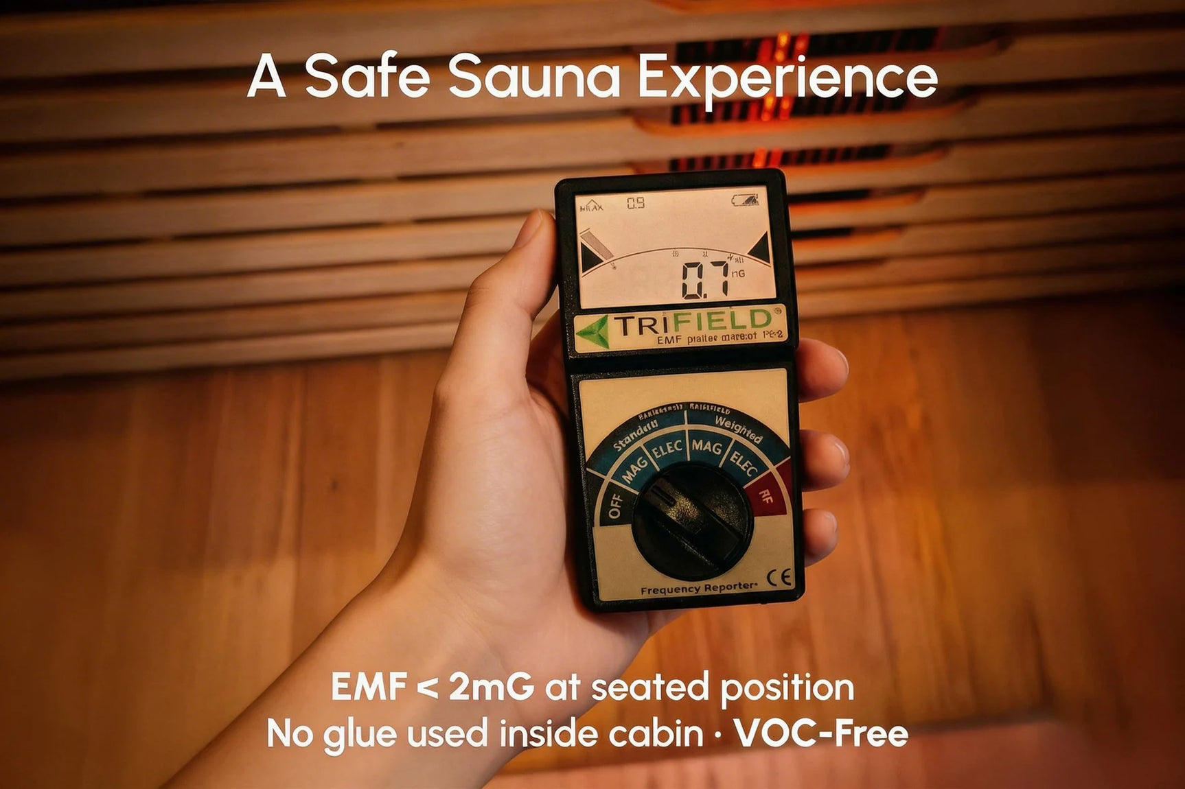 Valencia Aura™ Full Spectrum Low-EMF 3-Person Infrared Sauna