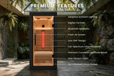 Valencia Aura™ 1-Person Full Spectrum Infrared Sauna | Low-EMF Hemlock