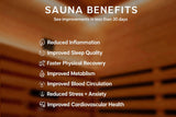 Valencia Aura™ 3-Person Full Spectrum Infrared Sauna | Low-EMF Hemlock
