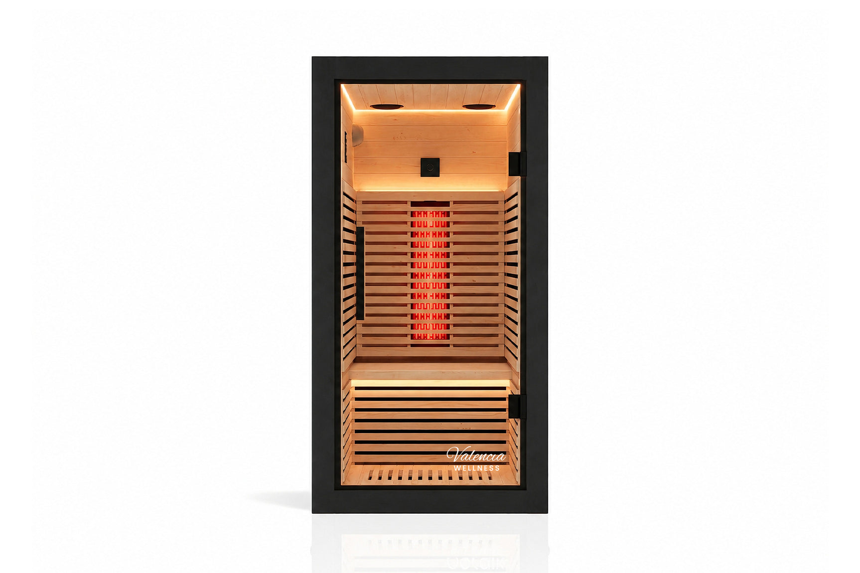 Valencia Aura™ 1-Person Full Spectrum Infrared Sauna | Low-EMF Hemlock
