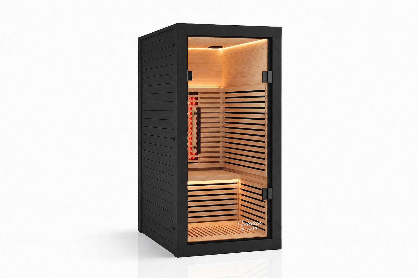Valencia Aura™ 1-Person Full Spectrum Infrared Sauna | Low-EMF Hemlock