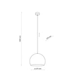 ZOE Mid-Century Modern Pendant Ceiling Light Fixture for Kitchen Island, Dining Room & Living Room