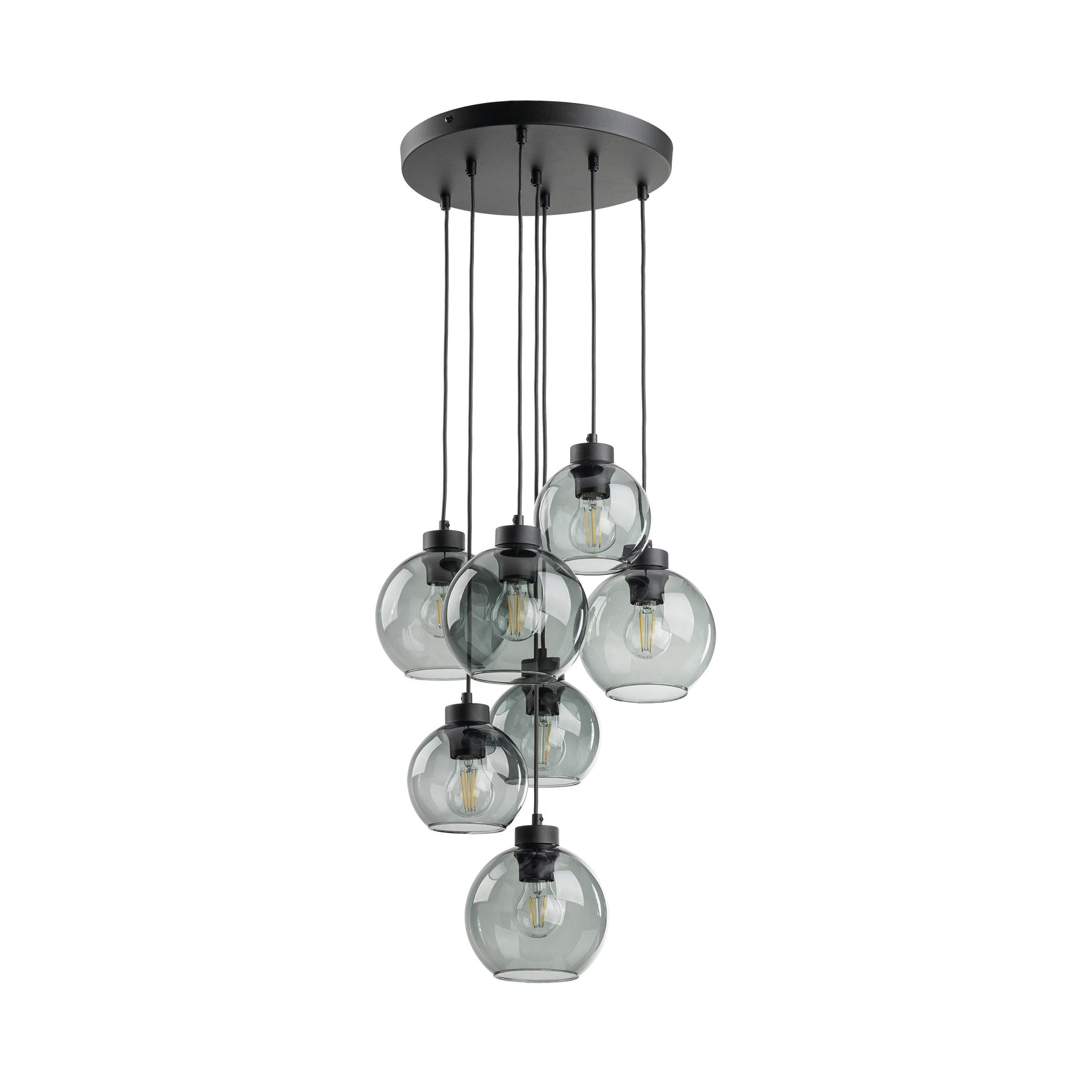 CUBUS Graphite Glass Scandinavian Pendant Light 7