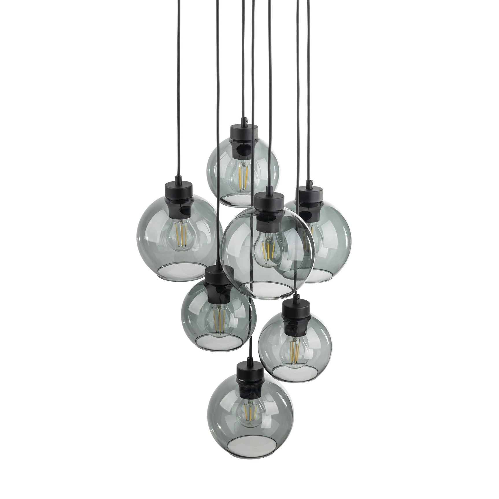 CUBUS Graphite Glass Scandinavian Pendant Light 7
