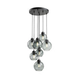 CUBUS Graphite Glass Scandinavian Pendant Light 7