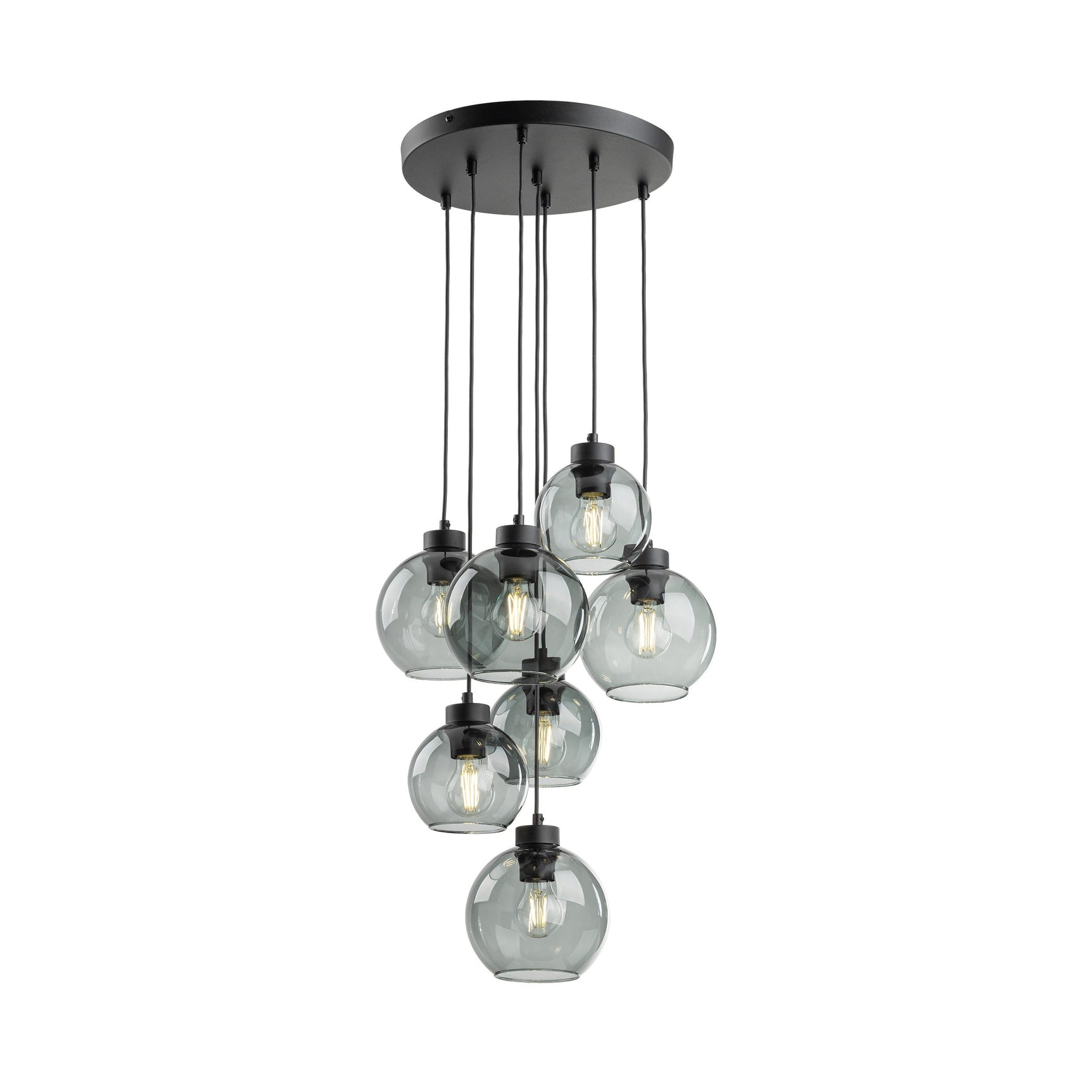 CUBUS Graphite Glass Scandinavian Pendant Light 7