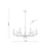 LIMAL Vintage Candle Pendant Light