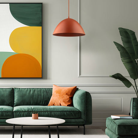 FARO Mid-Century Modern Pendant Ceiling Light Fixture for Kitchen Island, Dining Room & Living Room