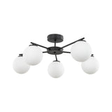 ELTON Black Scandinavian Ceiling Lamp for Living Room, Bedroom & Hallway