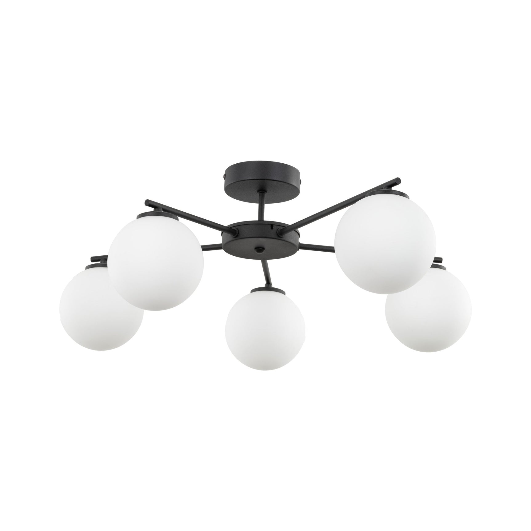 ELTON Black Scandinavian Ceiling Lamp for Living Room, Bedroom & Hallway