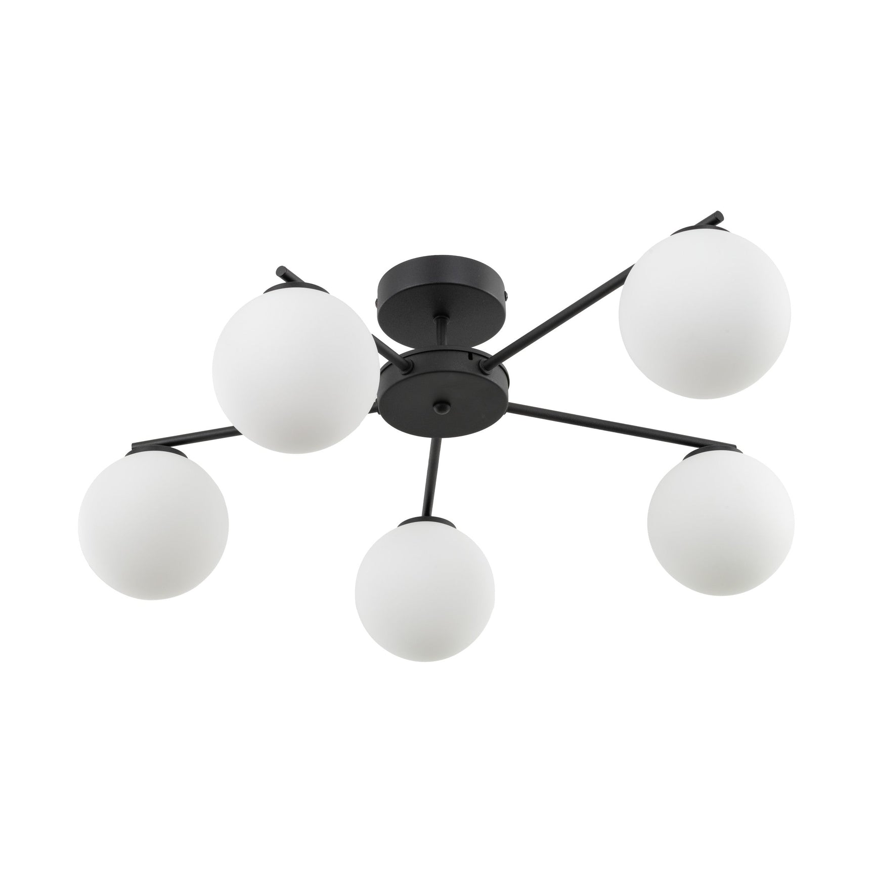 ELTON Black Scandinavian Ceiling Lamp for Living Room, Bedroom & Hallway