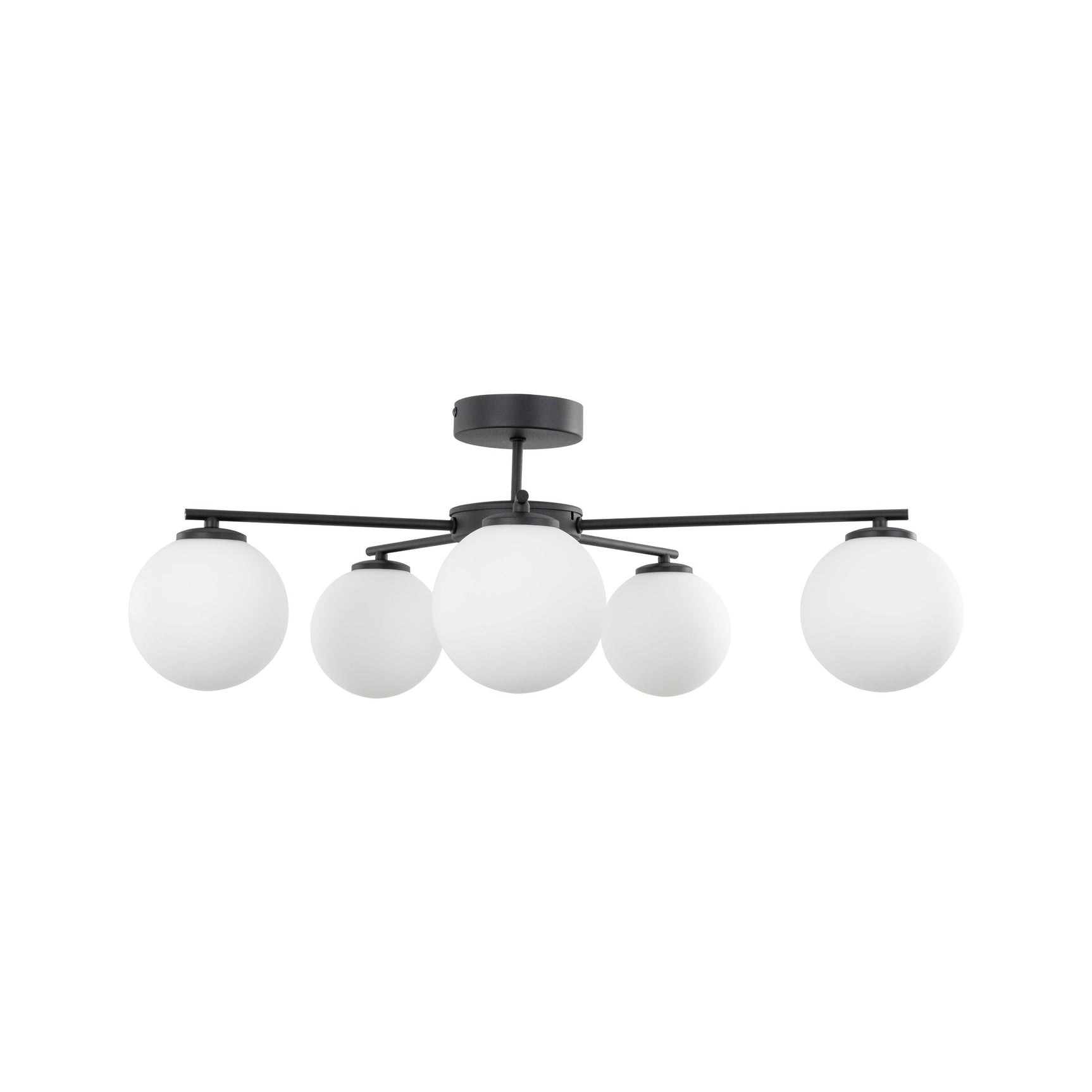 ELTON Black Scandinavian Ceiling Lamp for Living Room, Bedroom & Hallway