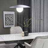 Slate Mid-Century Modern Pendant Ceiling Light for Kitchen Island, Dining Room & Statement Interior Lighting