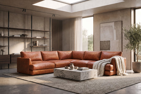 Valencia Serena corner sectional sofa, angled view