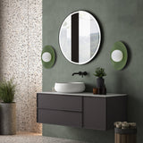 Slate Scandinavian Minimalist Wall Sconce Light Fixture for Bedroom, Hallway & Living Room