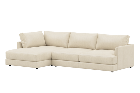 Serena Leather Sectional Sofa
