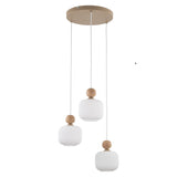 Ballo Scandinavian 3-Light Pendant Ceiling Light Fixture for Kitchen Island, Dining Room & Living Room