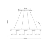 Varo Scandinavian Minimalist Pendant Ceiling Light for Kitchen Island, Dining Room & Modern Interiors