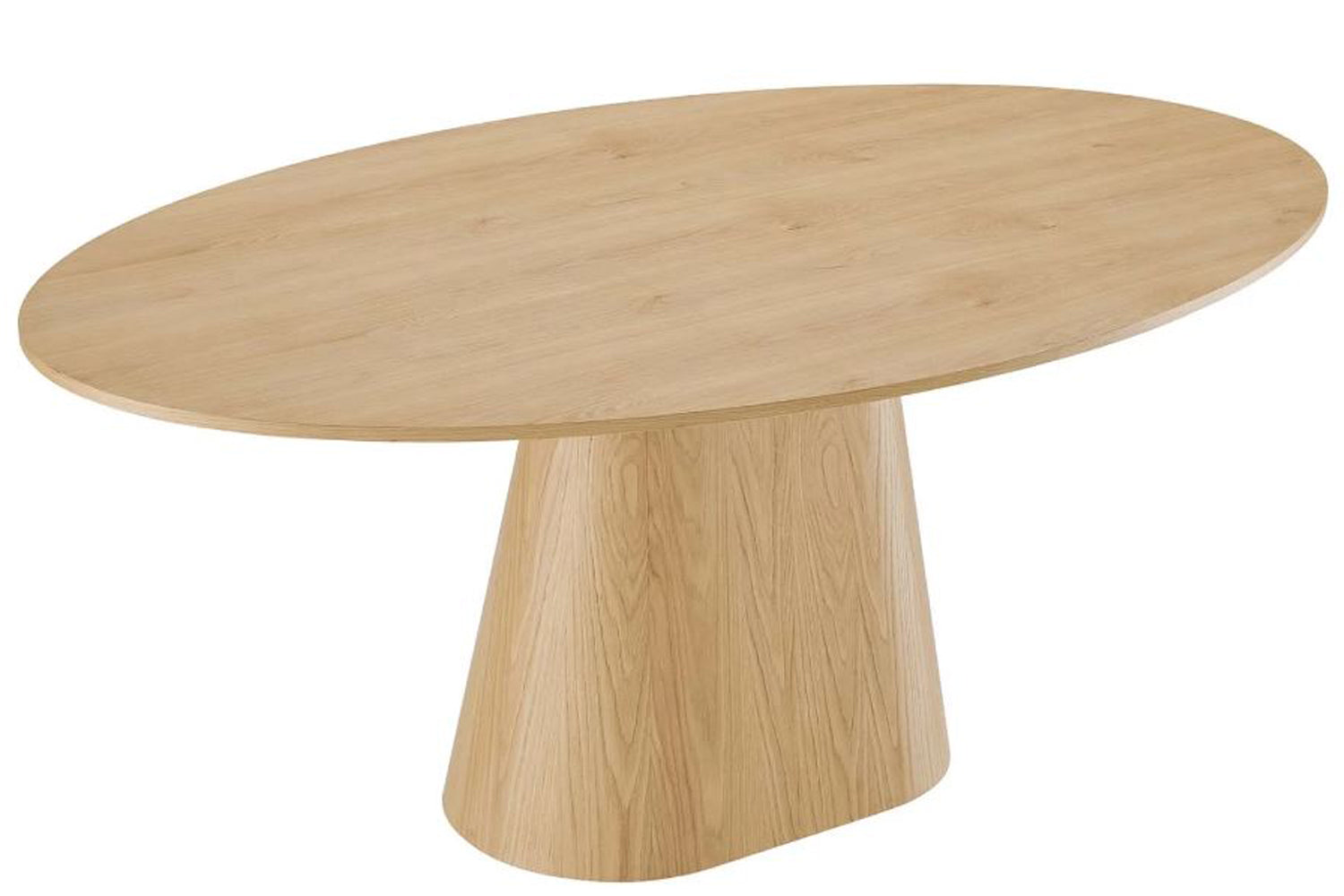 Valencia Becky 75" Oval Dining Table, Oak