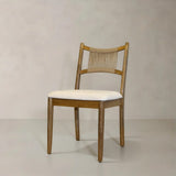 April Solid Wood Dining Chair, Cream