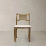 April Solid Wood Dining Chair, Cream
