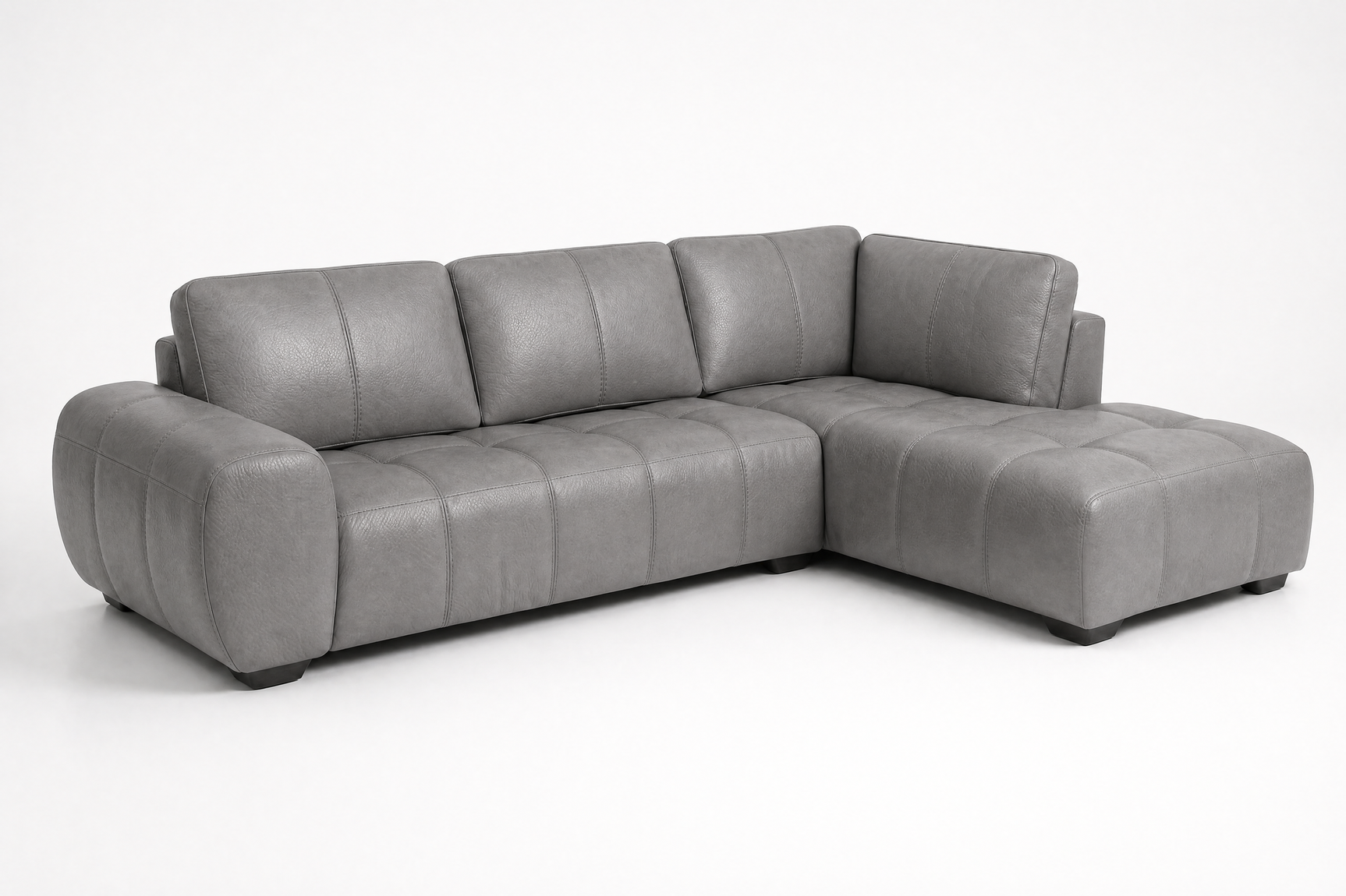Evelina Leather Sectional Sofa