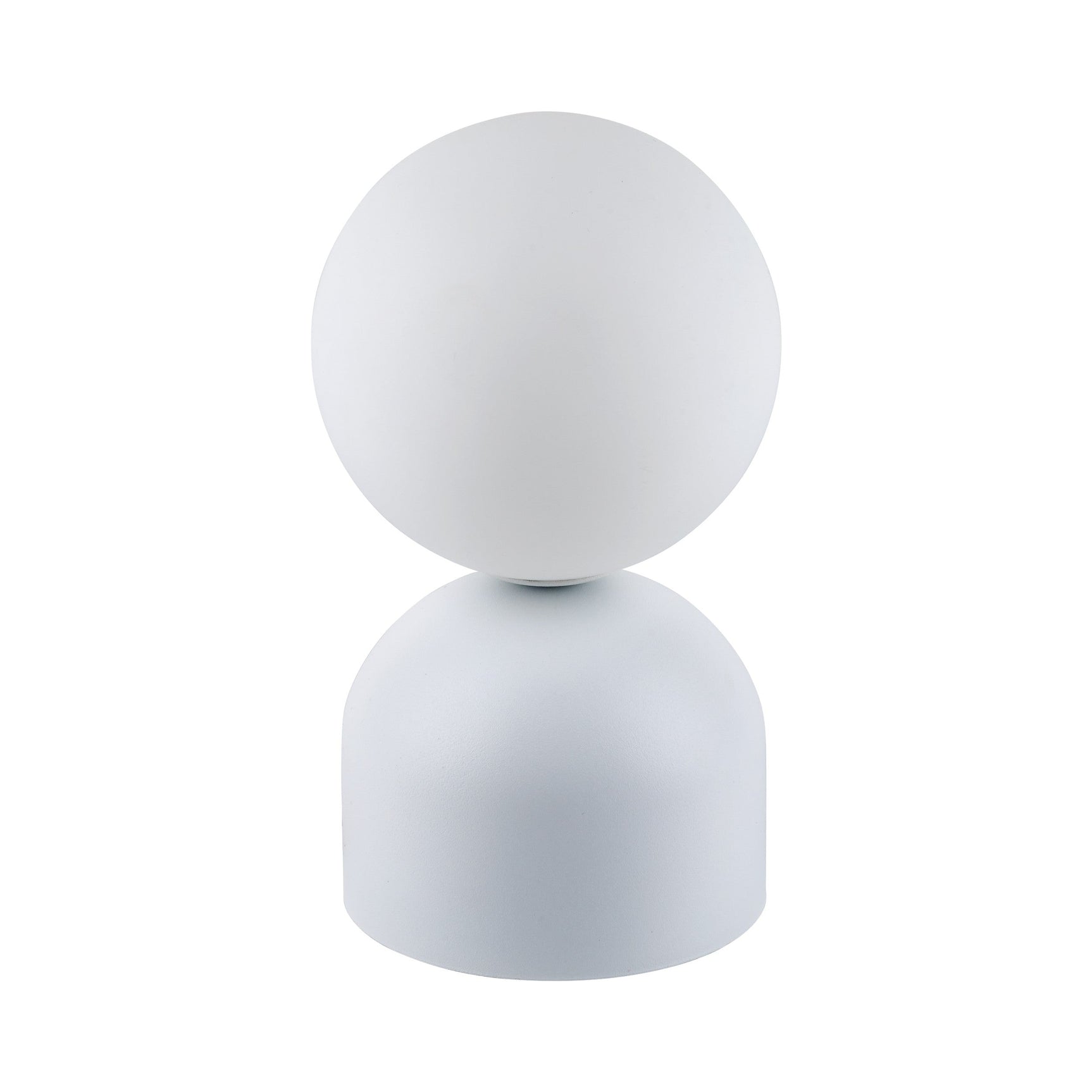 Miki Modern Glass Globe Table Lamp for Bedroom Nightstand, Living Room & Ambient Accent Lighting