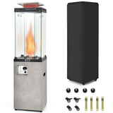 41 000 BTU Propane Patio Heater with Lockable Wheels
