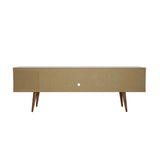 Eureka Modern 70.47" TV Stand with 4 Shelves - White