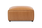 Nathan Leather Ottoman