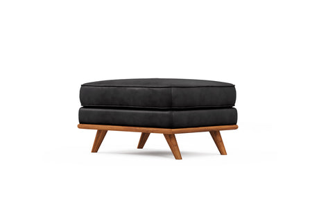 Artisan Leather Ottoman