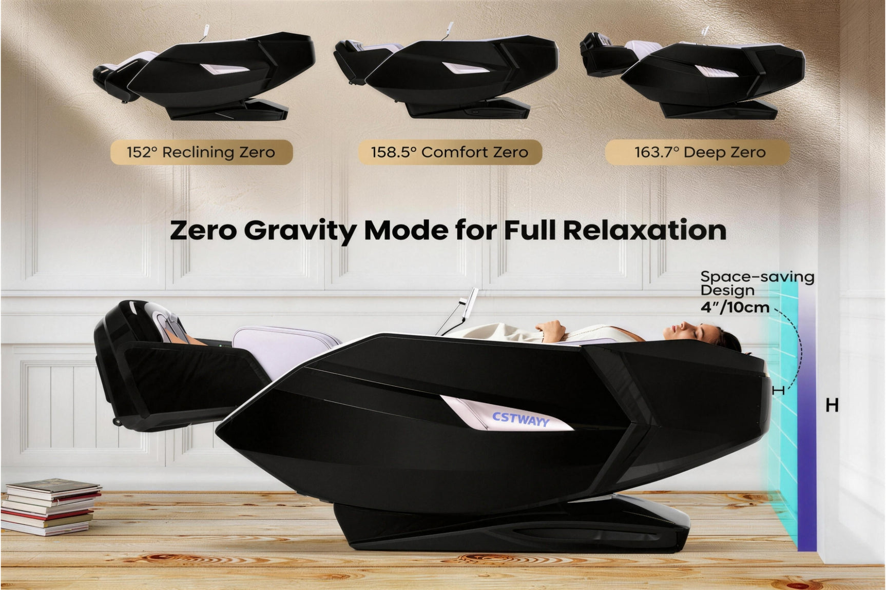 Costway Kenzo 2025 Premium Zero Gravity Full Body Massage Chair