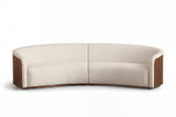 Rowan Two-Piece Curved Sectional Sofa
