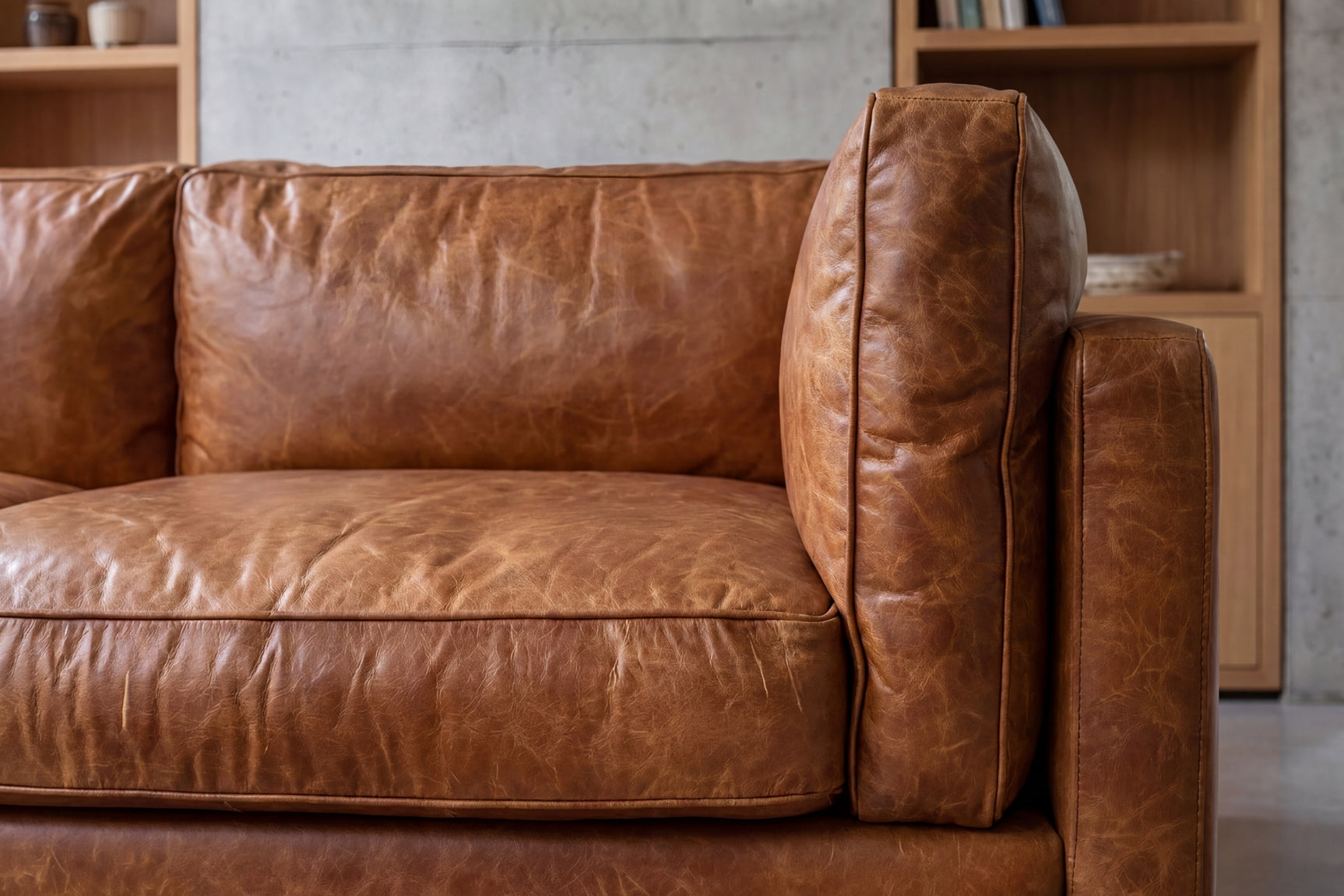 Calvera Leather Sofa