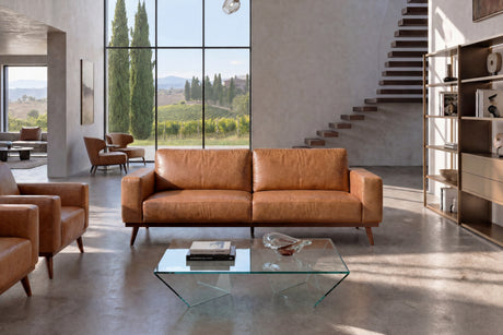 Orlina Leather Sofa