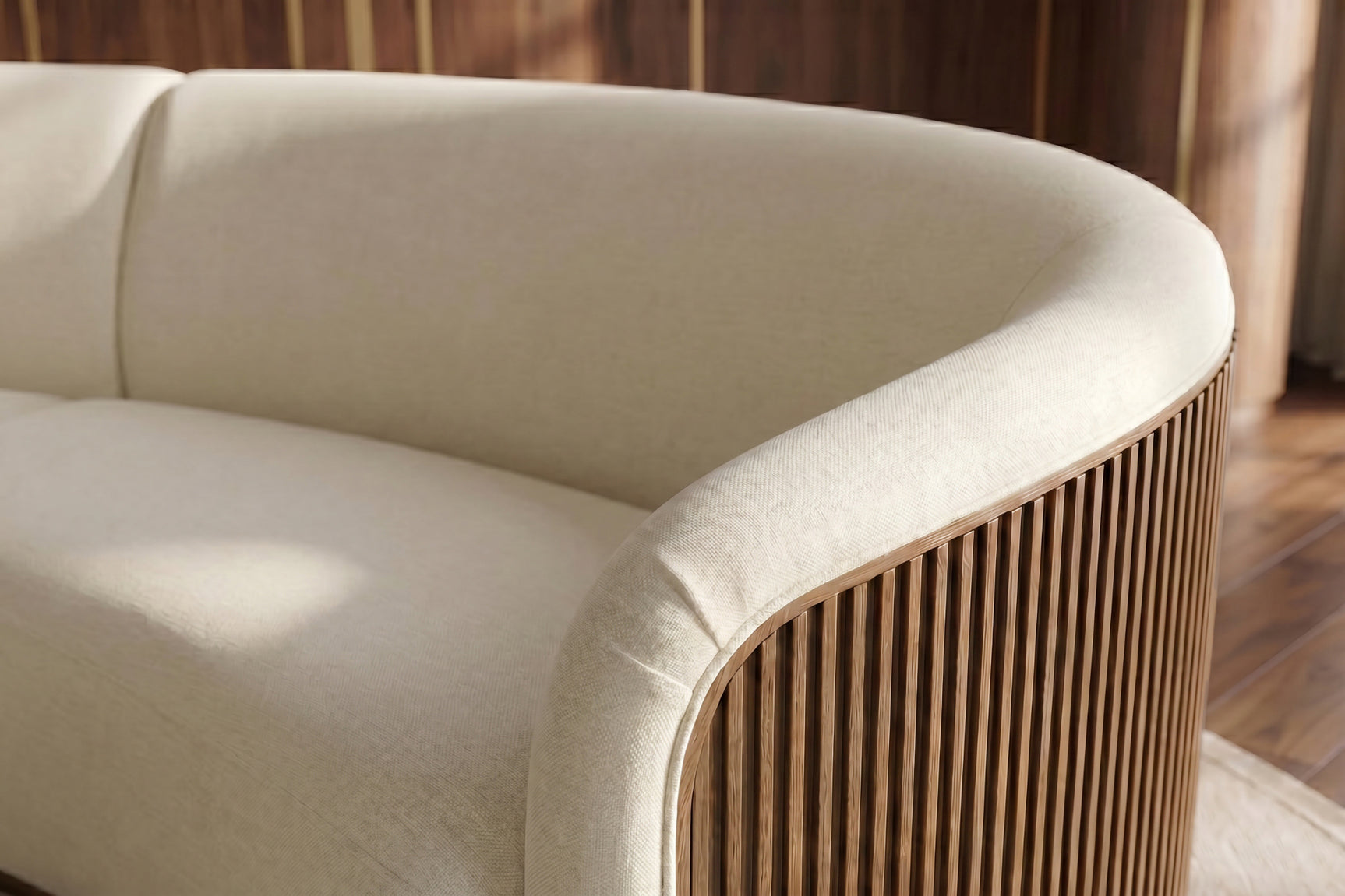 Rowan Two-Piece Curved Sectional Sofa