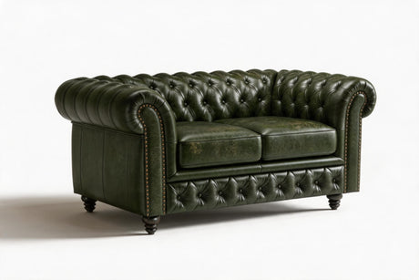 Parma Leather Chesterfield Sofa