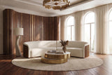 Rowan Two-Piece Curved Sectional Sofa