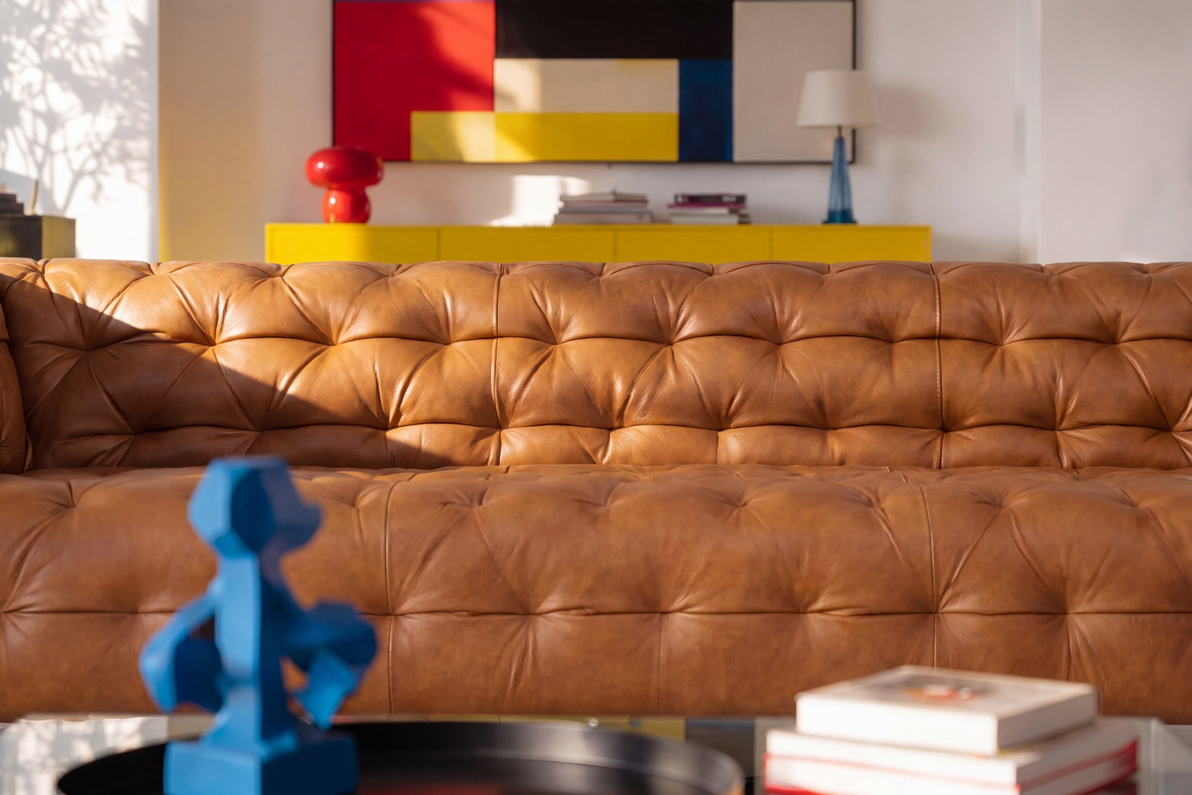 Rhea Leather Sofa