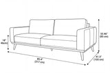 Orlina Leather Sofa