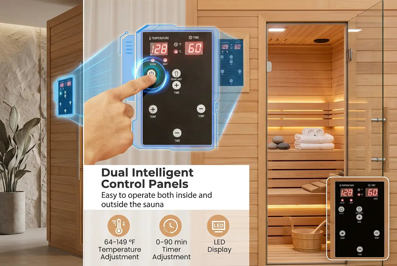 Premium 1 Person 3D Infrared Sauna With Chromotherapy