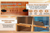 Premium 1 Person 3D Infrared Sauna With Chromotherapy