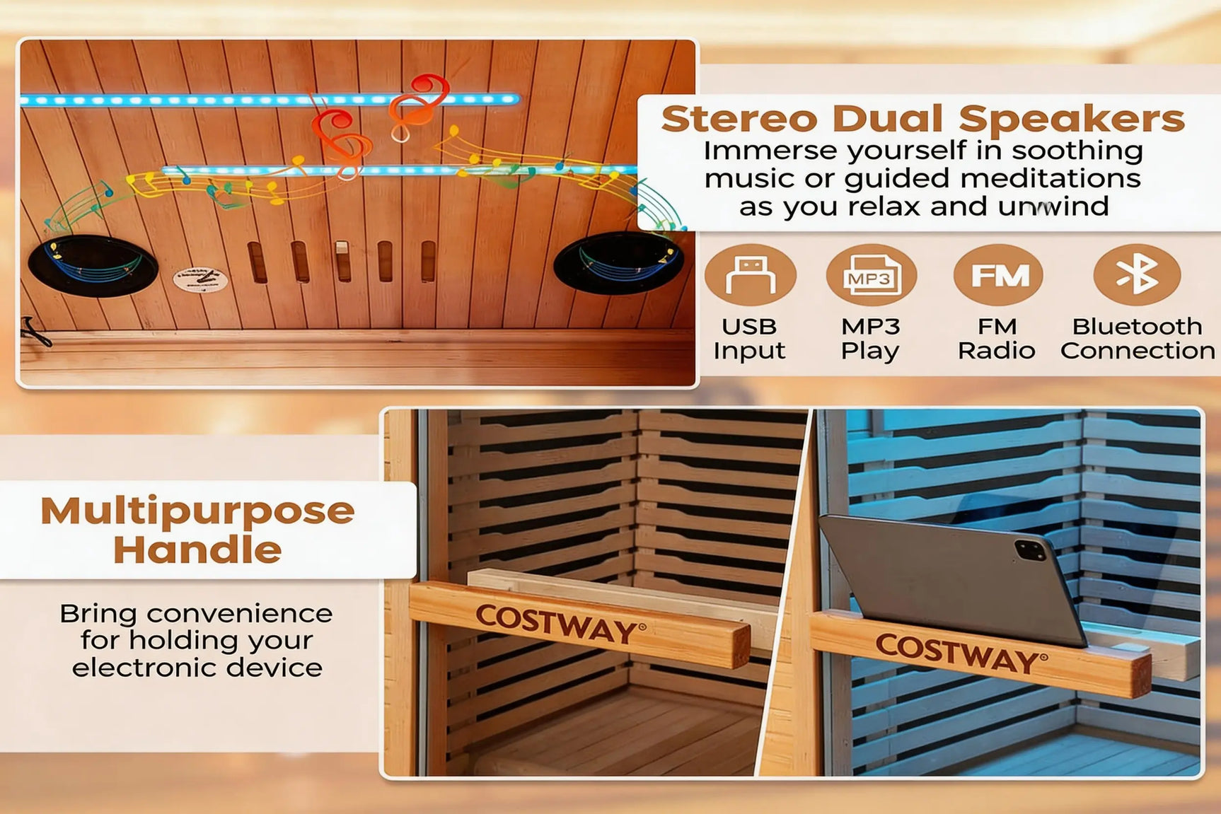 Premium 1 Person 3D Infrared Sauna With Chromotherapy