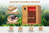 Premium 1 Person 3D Infrared Sauna With Chromotherapy