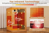 Premium 1 Person 3D Infrared Sauna With Chromotherapy