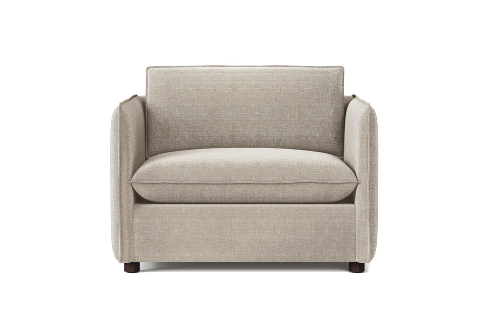 Valencia Katherine Performance Fabric Accent Chair, Beige