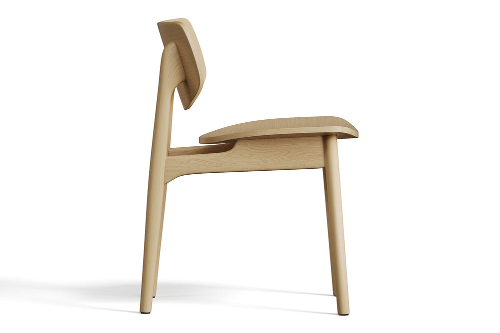 Valencia Simone Wood Dining Chair, Beige