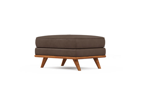 Artisan Leather Ottoman
