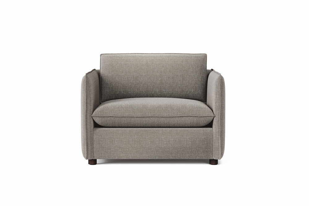 Valencia Katherine Performance Fabric Accent Chair, Charcoal Grey